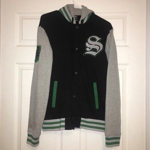 Harry Potter Slytherin Letterman Varsity Jacket